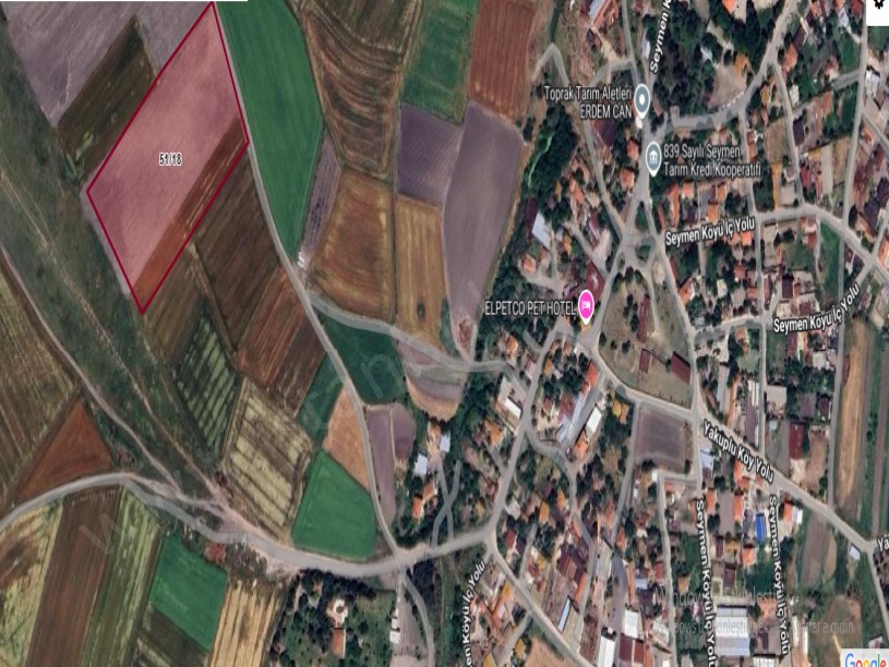 Tekirdağ Çorlu Seymende Satılık Arsa , 700 m2 Yolu Var Hisseli Merkezde 