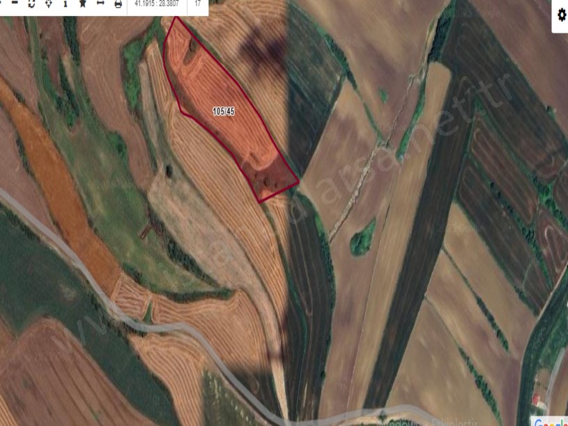 Çatalca İnceğizde Satılık Arsa , 1,125 M2 Çaplı Muvafakatnameli