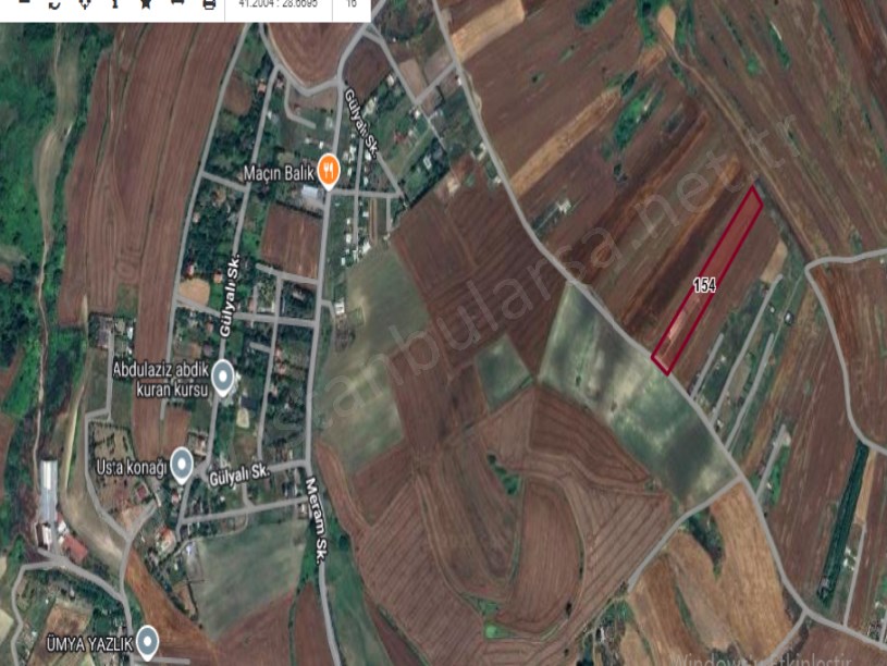 Arnavutköy Haraççıda Satılık Arsa , 230 M2 Hisseli İmarlı Evlerin Yakını