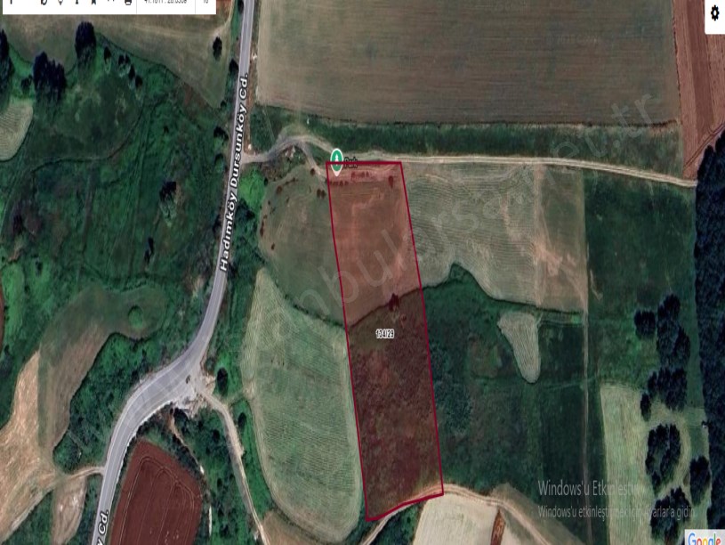 Arnavutköy Dursunköyde Satılık Arsa , 330 m2 Hisseli Yolu Var