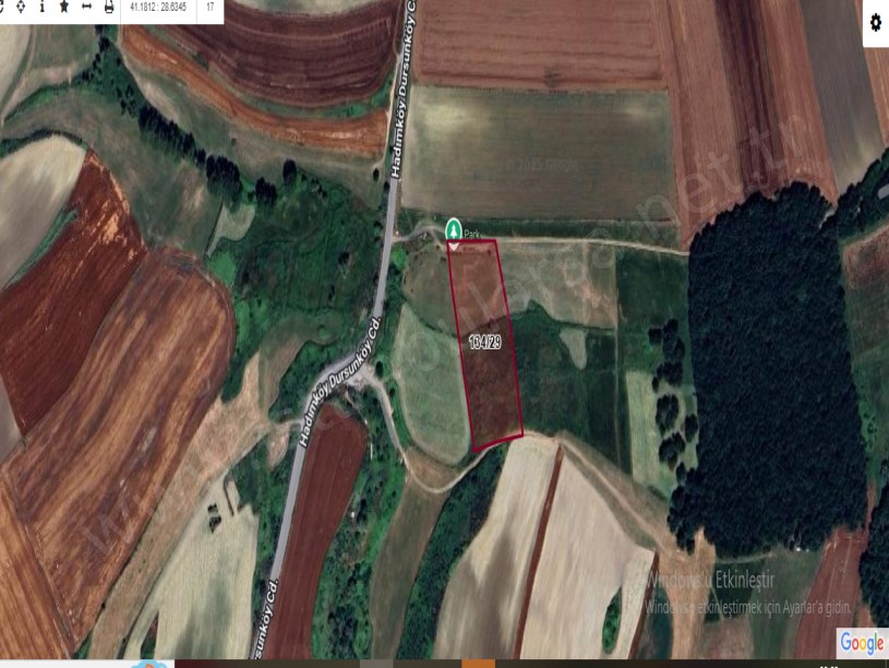 Arnavutköy Dursunköyde Satılık Arsa , 330 m2 Hisseli Yolu Var