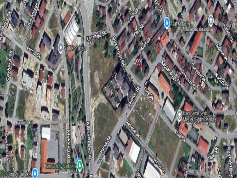 Arnavutköy Mustafa Kemalpaşa Mah Satılık Arsa , 159 M2 Müstakil Merkezde 3 Kat İmarlı 
