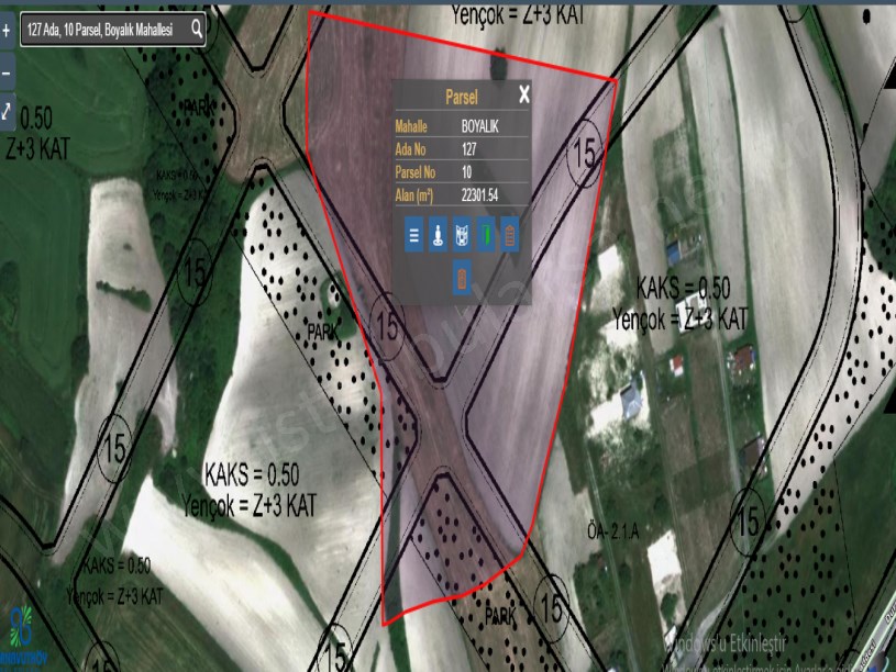 Arnavutköy Boyalıkta Satılık Arsa ,1,858 M2 Evlerin yakını Hisseli İmarlı 