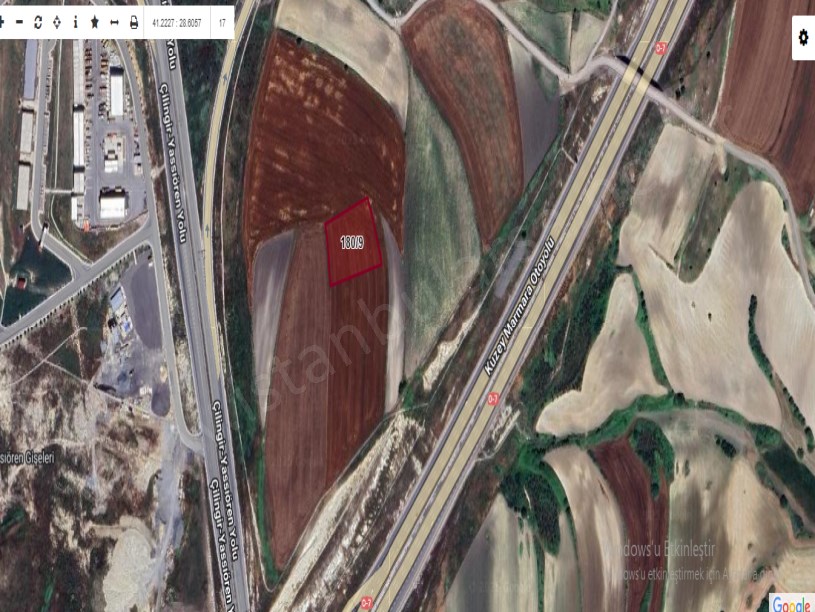 Arnavutköy Yassıörende Satılık Arsa , 1,282 M2 Hisseli 