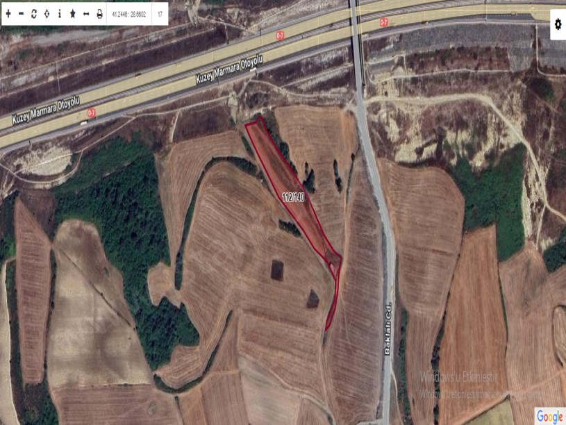 Arnavutköy Baklalıda Satılık Arsa , 4 , 342 M2 Otoyola Yakın Hisseli 