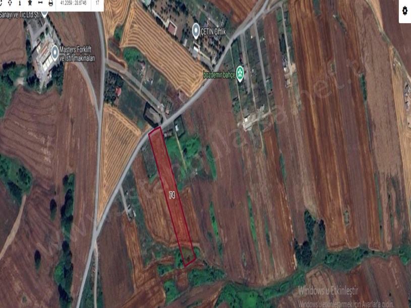 Arnavutköy Haraççıda Satılık Tarla , 7 , 250 m2 Müstakil Yolu Var