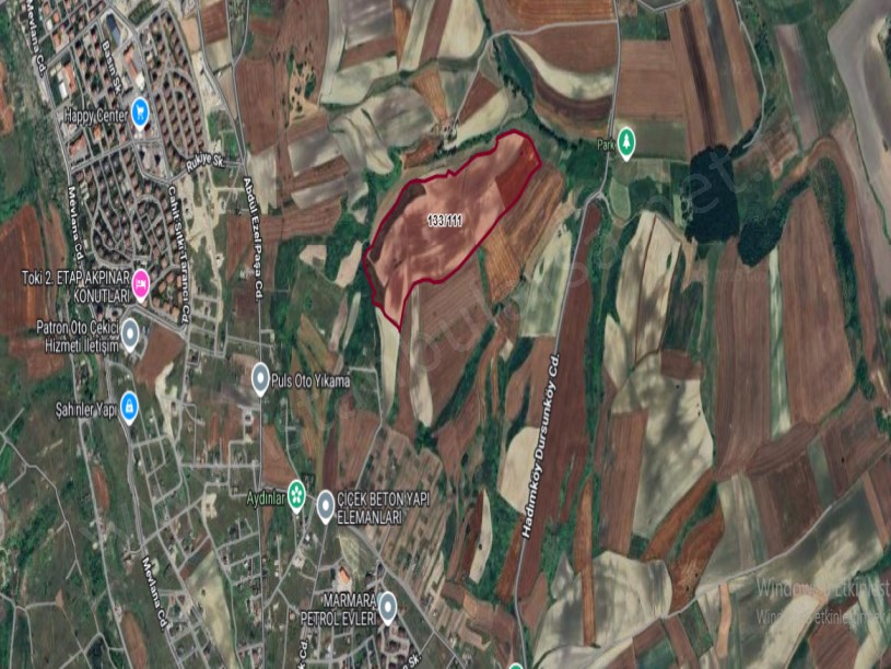 Arnavutköy Dursunköyde Satılık Arsa , 18,102 M2 Hisseli İmarlı