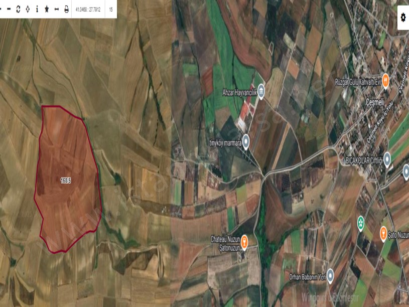 Tekirdağ Marmaraereğli Çeşmeli Mah Satılık Arsa , 360 m2 Yolu Var Hisseli 