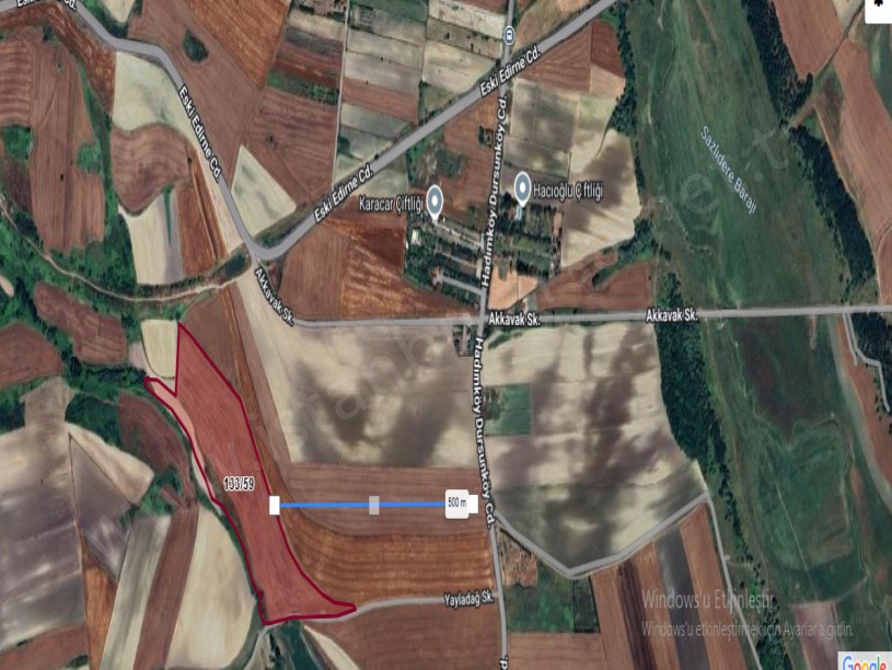 Arnavutköy Dursunköyde Satılık Arsa , 700 M2 Yolu Var Hisseli İmarlı