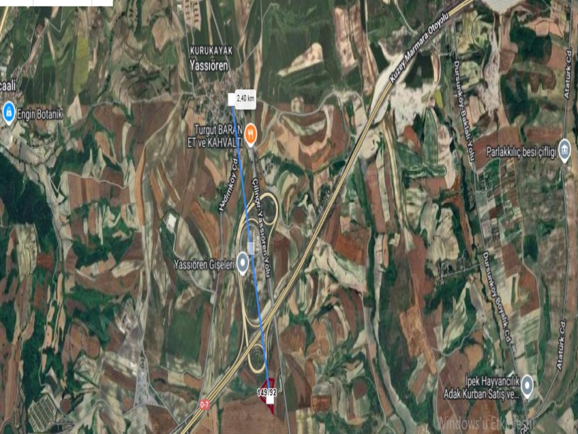 Arnavutköy Yassıörende Satılık Arsa , 1,650 m2 Hisseli Caddeye Yakın