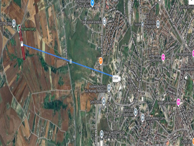 Arnavutköy Haraççıda Satılık Arsa , 185 M2 Yolu Var Evlerin Yakını  İmarlı