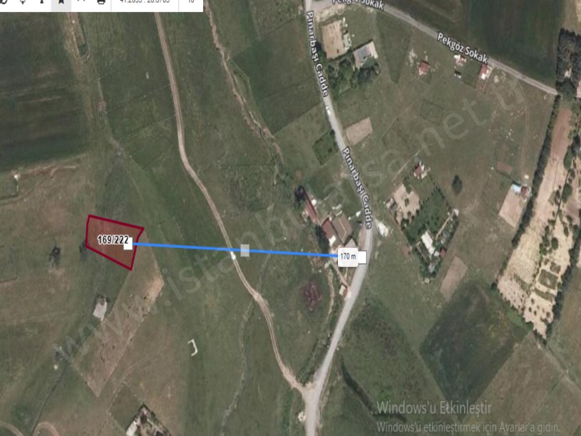 Arnavutköy Tayakadın Satılık Arsa , 250 M2 Hisseli Merkezde 