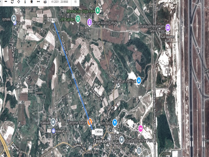 Arnavutköy Tayakadın Satılık Arsa , 250 M2 Hisseli Merkezde 