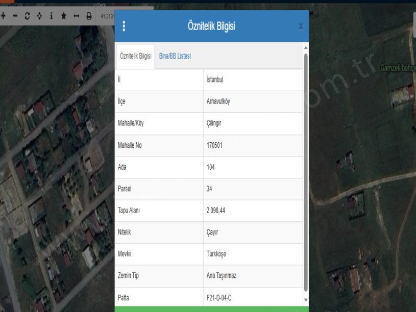 Arnavutköy Çilingirde Satılık Arsa , 2,100 M2 Cadde Cephe Müstakil Çevrili