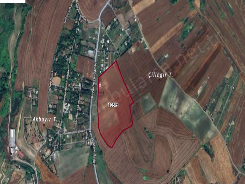 Arnavutköy Çilingirde Satılık Arsa , 500 M2 Cadde Cephe Yeri Belli Yolu Var