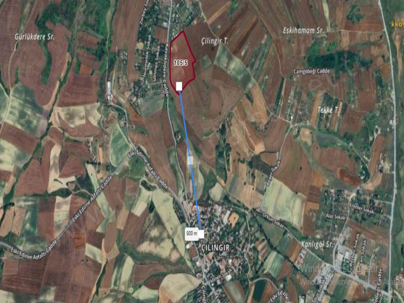 Arnavutköy Çilingirde Satılık Arsa , 500 M2 Cadde Cephe Yeri Belli Yolu Var