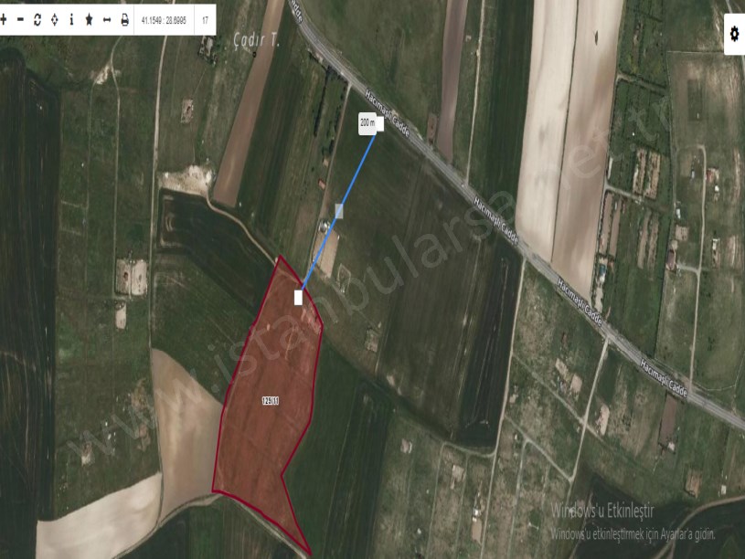 Arnavutköy Hacımaşlı  Satılık Arsa , 300 M2 Yolu var Hisseli İmarlı 