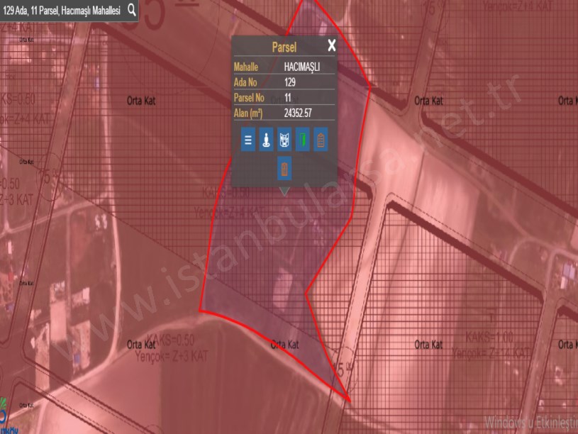 Arnavutköy Hacımaşlı  Satılık Arsa , 300 M2 Yolu var Hisseli İmarlı 