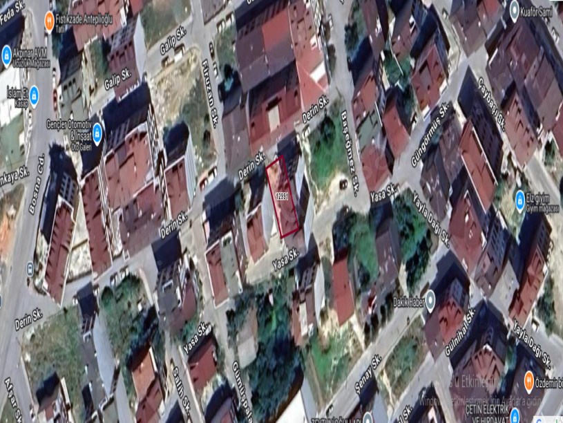 Arnavutköy İslambeyde Satılık Arsa , 198 M2 Merkezde Müstakil  4 Kat İmarlı 