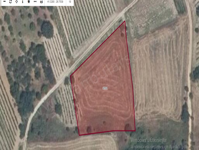 Edirne Uzunköprü Yeniköy Mh Satılık Arsa , 350 m2 Hisseli Çaplı Yolu Var