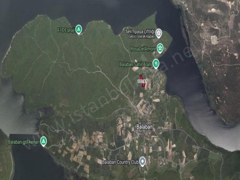 Arnavutköy Balabanda Satılık Arsa , 1,061 M2 Göl Manzaralı  Evlerin Yakını Hisseli