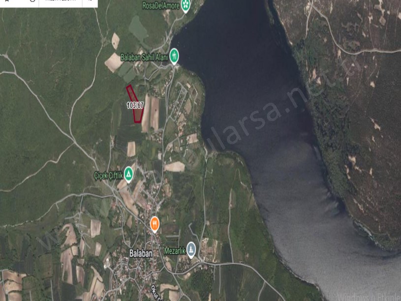 Arnavutköy Balabanda Satılık Arsa , 1,061 M2 Göl Manzaralı  Evlerin Yakını Hisseli