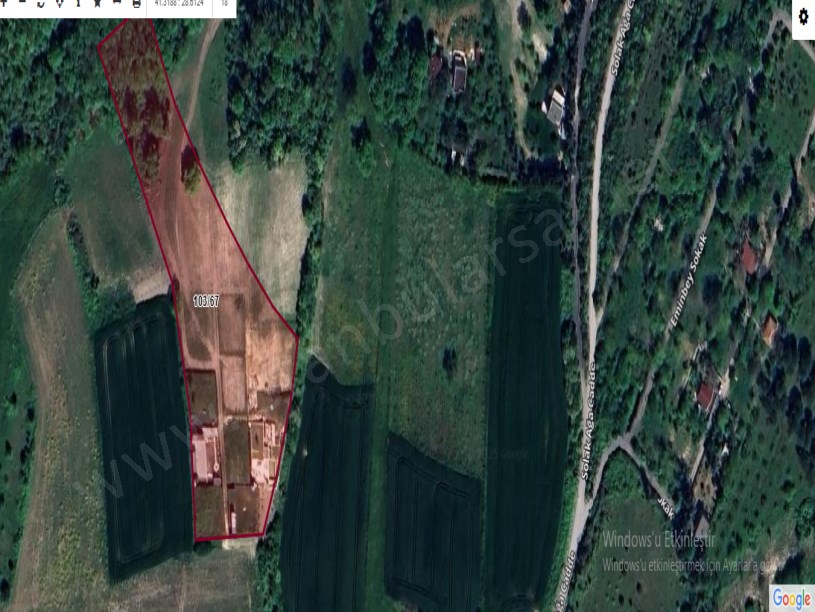 Arnavutköy Balabanda Satılık Arsa , 1,061 M2 Göl Manzaralı  Evlerin Yakını Hisseli