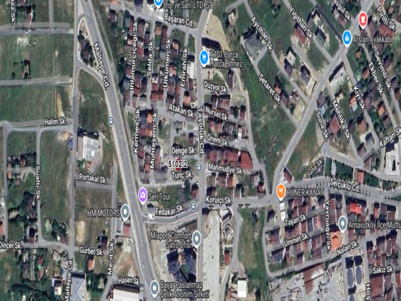 Arnavutköy Haraççıda Satılık Arsa , 109 M2 Müstakil 3 Kat İmarlı