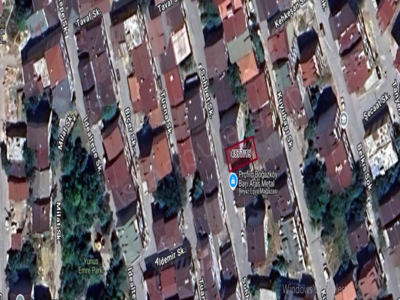 Arnavutköy Boğazköyde Satılık Arsa , 145 M2 4 Kat İmarlı İfrazlı  Müstakil