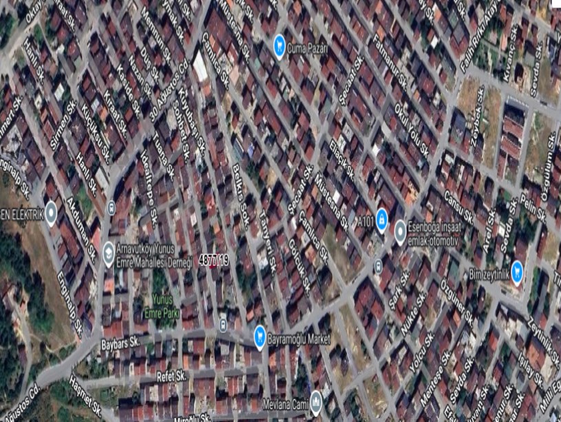 Arnavutköy Boğazköyde Satılık Arsa , 145 M2 4 Kat İmarlı İfrazlı  Müstakil