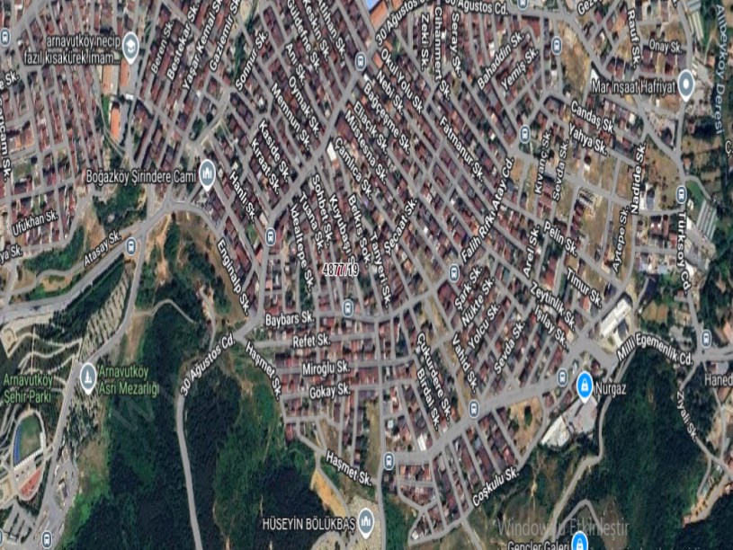 Arnavutköy Boğazköyde Satılık Arsa , 145 M2 4 Kat İmarlı İfrazlı  Müstakil