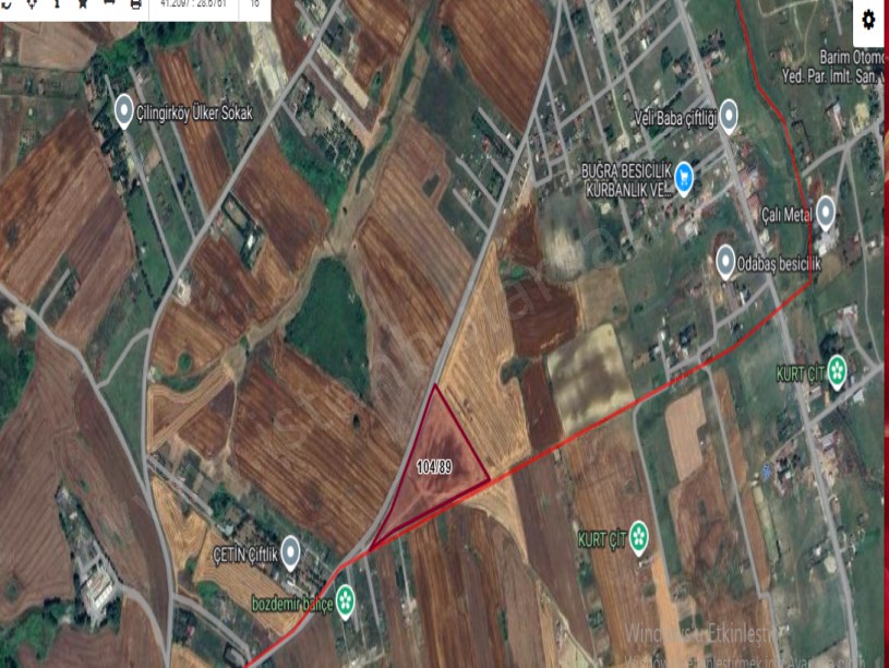 Arnavutköy Çilingirde Satılık Arsa , 200 m2  Çaplı Hisseli İmarlı 