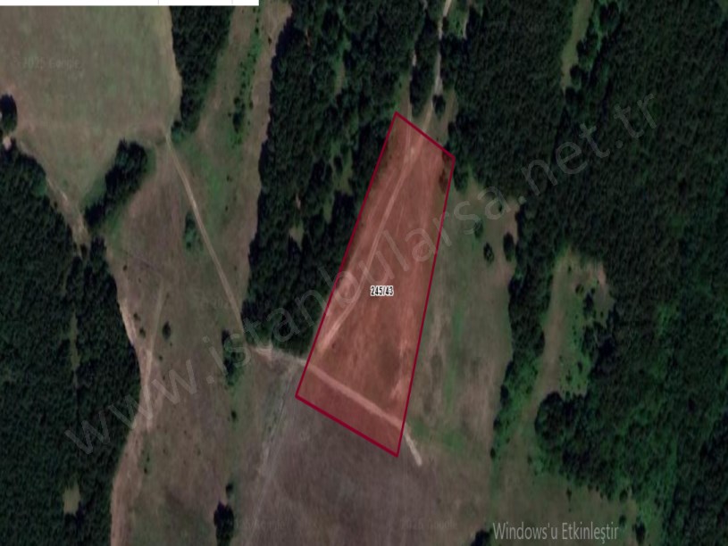 Çatalca Binkılıçta Satılık Tarla , 7,140 m2 Müstakil Orman İçinde Yolu Var