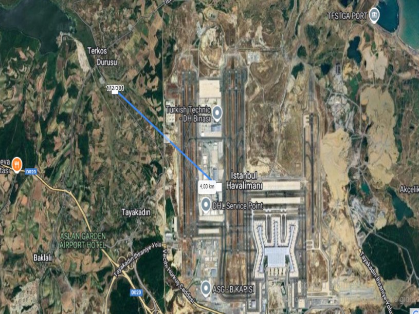 Arnavutköy Tayakadın Satılık Arsa , 234 m2 Çaplı Yolu Var