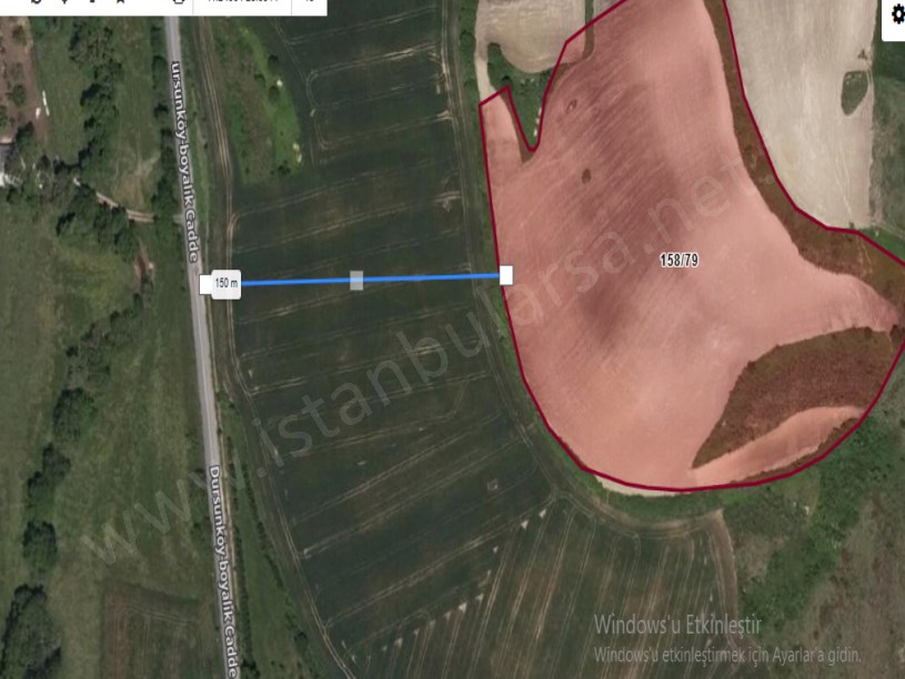 Arnavutköy Boyalıkta Satılık Arsa , 200 m2 Yolu Var Caddeye Yakın