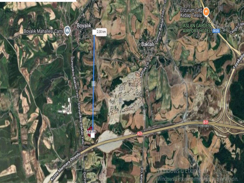 Arnavutköy Boyalıkta Satılık Arsa , 200 m2 Yolu Var Caddeye Yakın