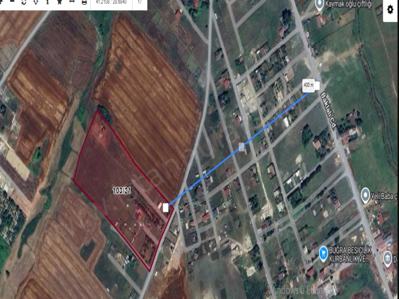 Arnavutköy Çilingirde Satılık Arsa , 222 m2 Hisseli  Yolu var Merkezde 