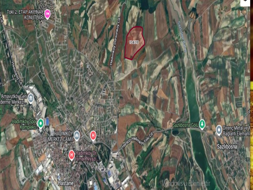 Arnavutköy Dursunköyde Satılık Arsa , 3,500 m2  Hisseli