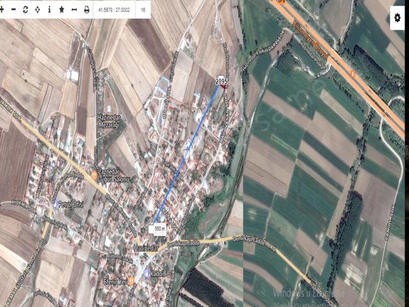 Kırklareli Babaeski Hazinedar Köyünde Satılık Arsa , 700 M2 Köy İçinde Müstakil Yola Cephe