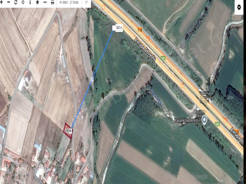Kırklareli Babaeski Hazinedar Köyünde Satılık Arsa , 700 M2 Köy İçinde Müstakil Yola Cephe