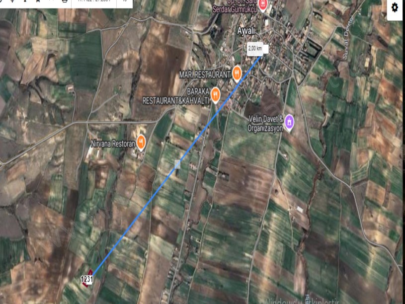 Kırklareli Lüleburgaz Ayvalı Köyünde Satılık Arsa , 270 m2 Hisseli Çaplı 