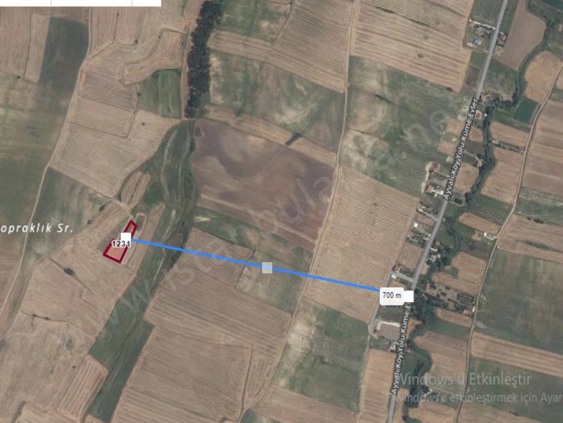 Kırklareli Lüleburgaz Ayvalı Köyünde Satılık Arsa , 270 m2 Hisseli Çaplı 