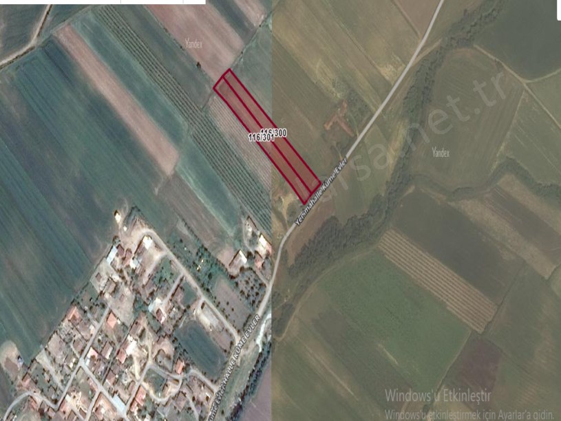 Kırklareli babaeski  satılık arsa , 5,800 m2 Yola Cephe  Merkezde İmarlı 