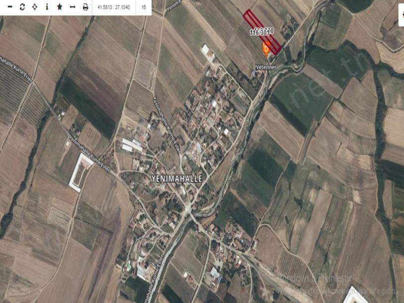 Kırklareli babaeski  satılık arsa , 5,800 m2 Yola Cephe  Merkezde İmarlı 