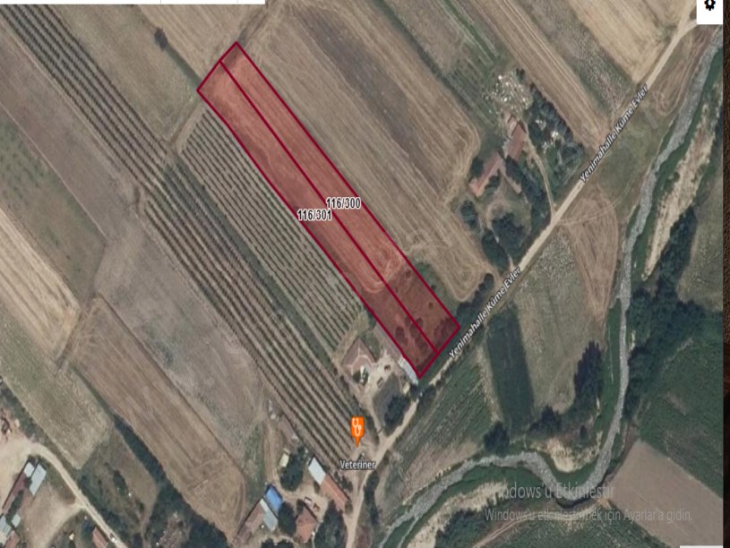 Kırklareli babaeski  satılık arsa , 5,800 m2 Yola Cephe  Merkezde İmarlı 