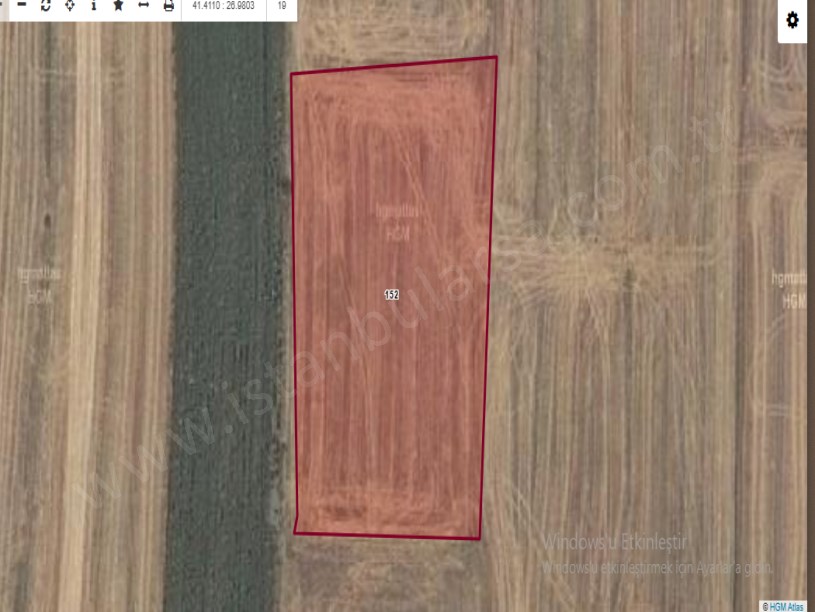 Kırklareli Pehlivanköy Doğanca Köyünde Satılık Arsa ,  656 m2 Hisseli 