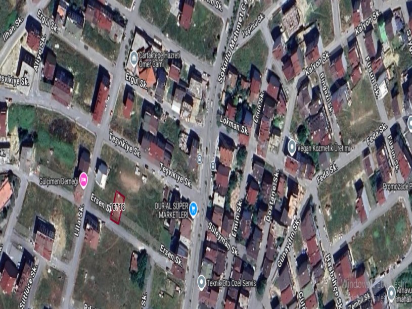  Arnavutköy NeneHatun Mah. Satılık Arsa  , 230 M2 3 Kat İmarlı  Merkezde  Müstakil 