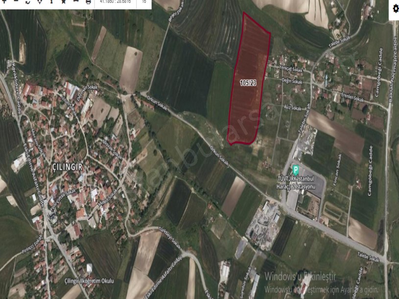 Arnavutköy Çilingirde Satılık Arsa , 500 m2 Yeri Belli Merkezde Yolu Var 