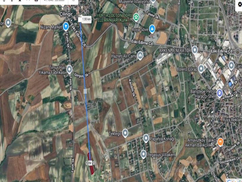 Arnavutköy Çilingirde Satılık Arsa , 345 M2 Hisseli Evlerin Yakını  Yolu Var 