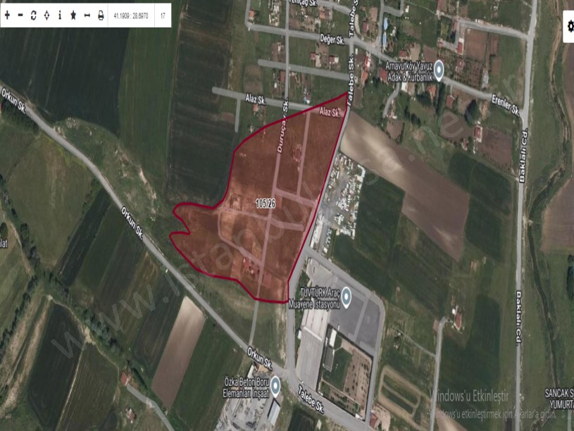 Arnavutköy Çilingirde Satılık Arsa , 211 M2 Yolu Var Evlerin Yakını İmarlı 
